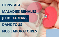 Dpistage des maladies rnales le jeudi 14 mars