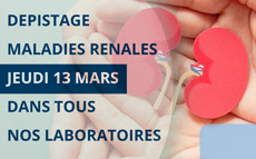 Dpistage des maladies rnales le jeudi 13 mars